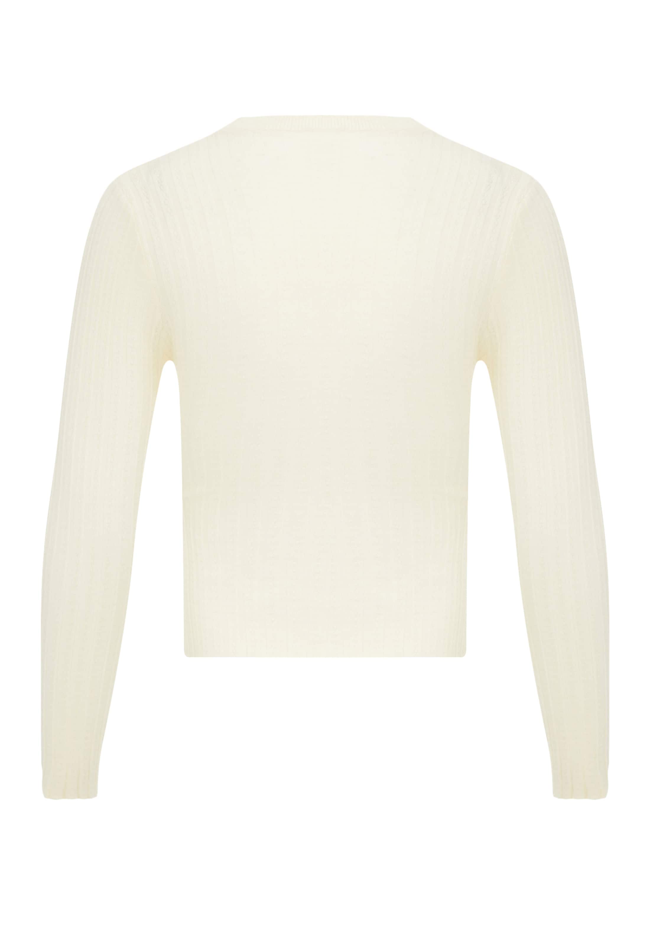 Pullover di aleva in bianco