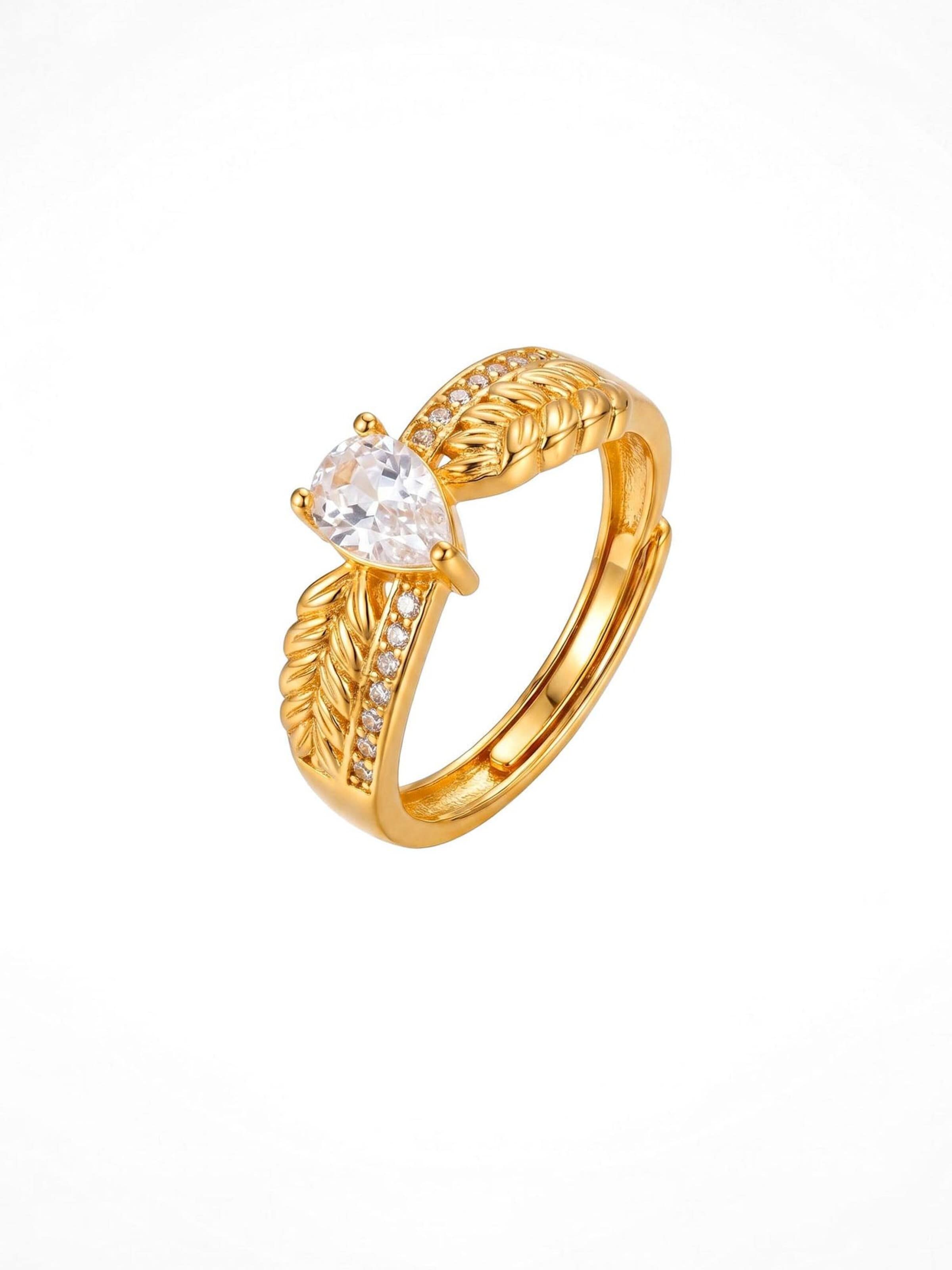 Nemomatheo Ring 'Angelo' in Gold: front