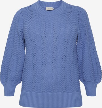 KAFFE CURVE Sweater 'Katy' in Blue: front