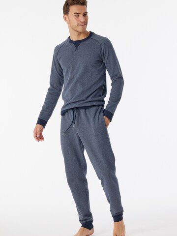 Regular Pantalon de sport ' Mix & Relax ' SCHIESSER en bleu