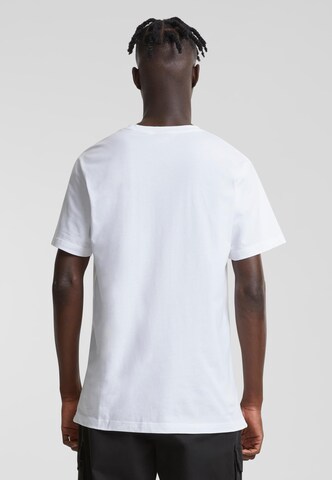MT Men Regular Fit T-Shirt 'Peace Sign' in Weiß