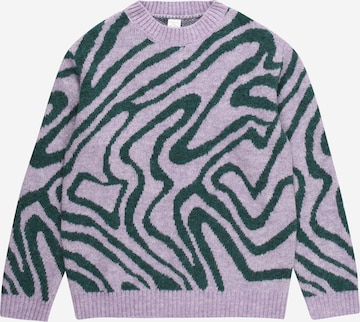 Lindex Sweater in Purple: front