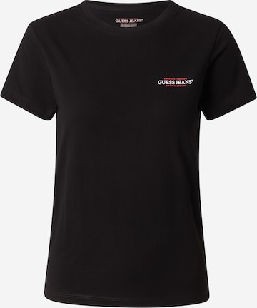 Maglietta di GUESS JEANS in nero: frontale