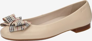 SIOUX Ballet Flats in Beige: front