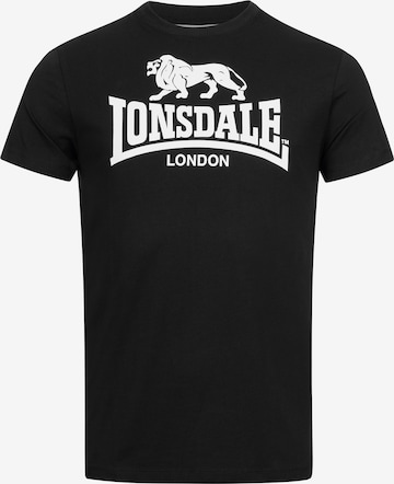 T-Shirt 'ST. ERNEY' LONSDALE en noir : devant