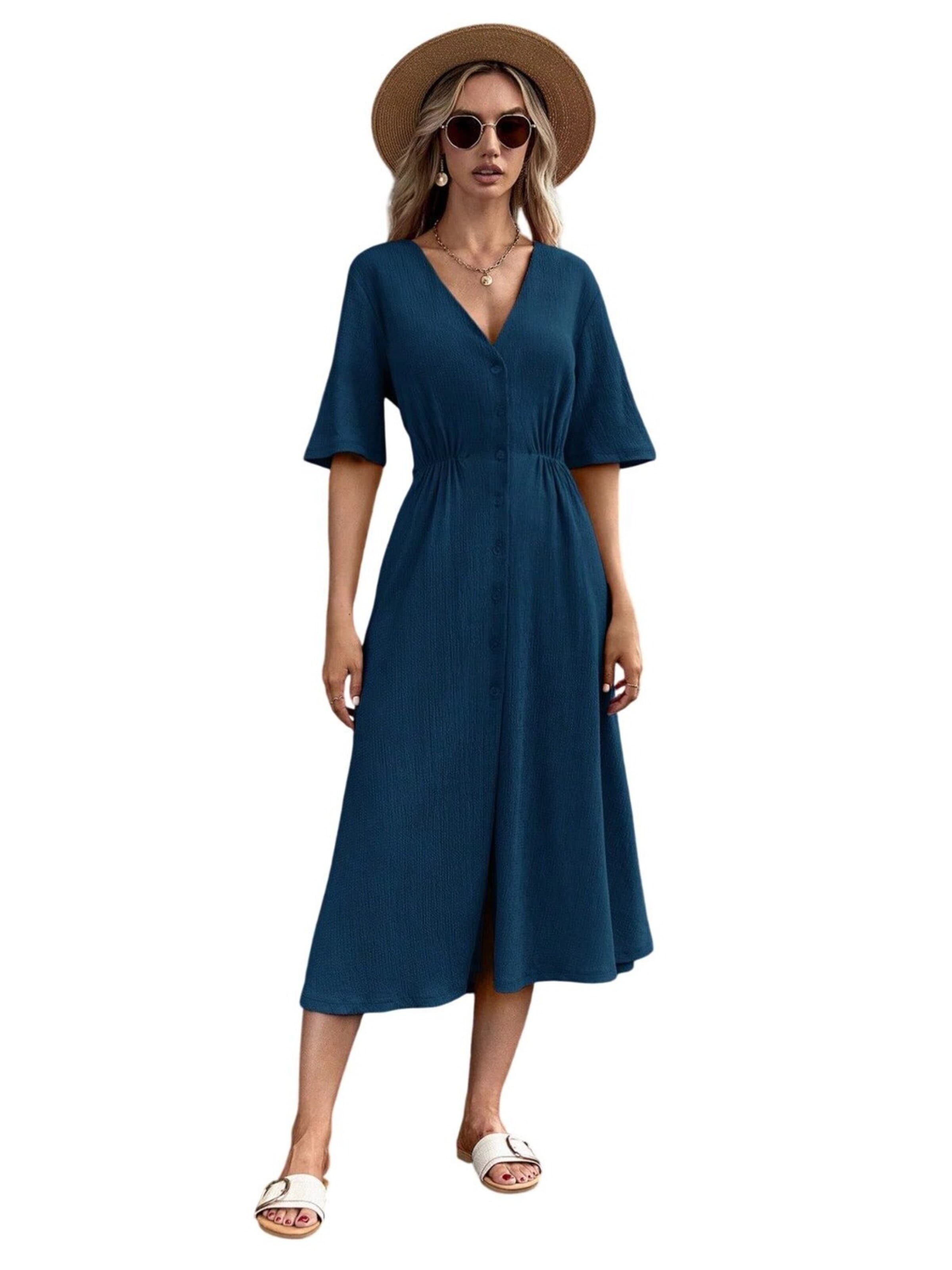 Ocoza Dress in Blue