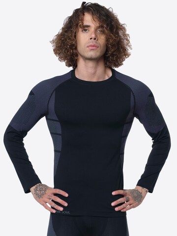 T-Shirt fonctionnel Stark Soul en noir : devant