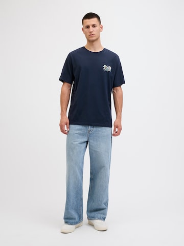 Tricou 'JJGEPLAS' de la JACK & JONES pe albastru