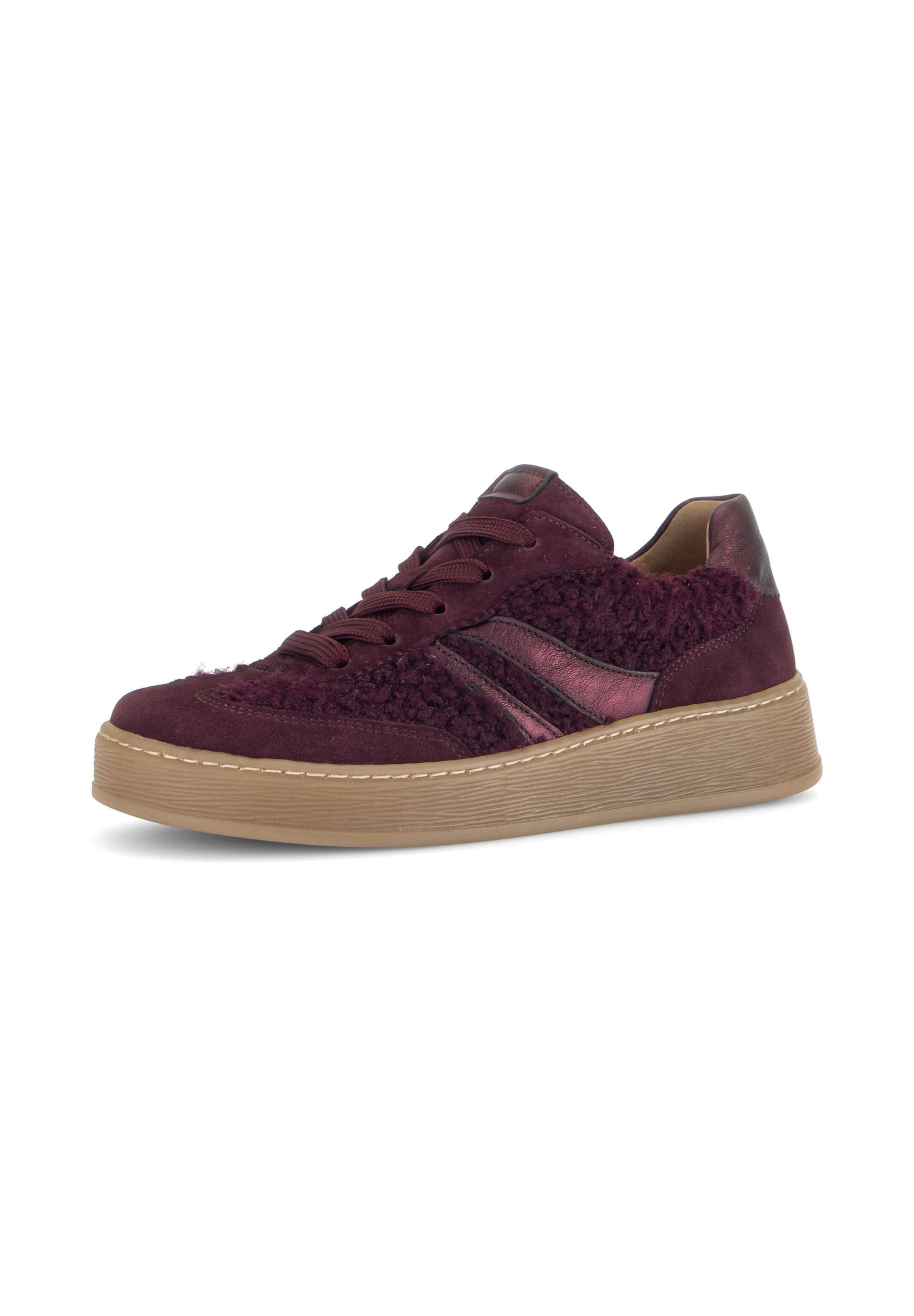 GABOR Sneakers laag in Rood: voorkant