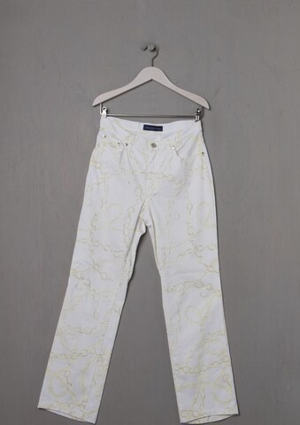Trussardi Jeans Pants in M-L in White: front