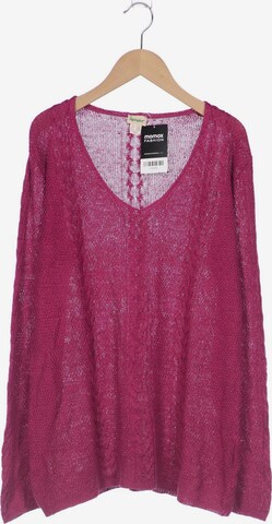 hessnatur Sweater & Cardigan in XXL in Pink: front