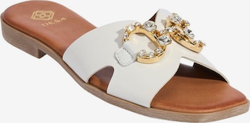 Desa Mules 'Hausschuhe' in White: front