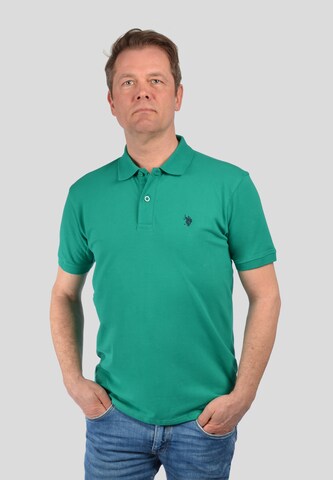 T-Shirt U.S. POLO ASSN. en vert : devant