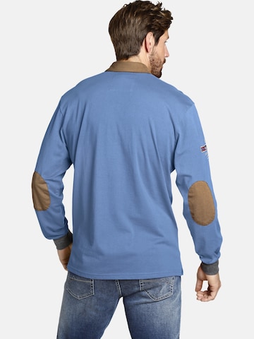 Jan Vanderstorm Sweatshirt ' Jaarne ' in Blau