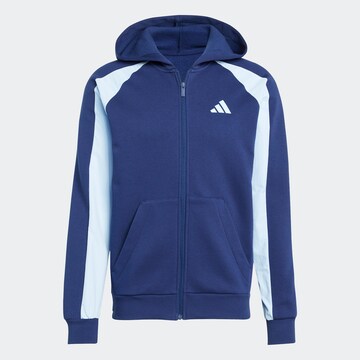 ADIDAS SPORTSWEAR Sportsweatjacke in Blau: Vorderseite