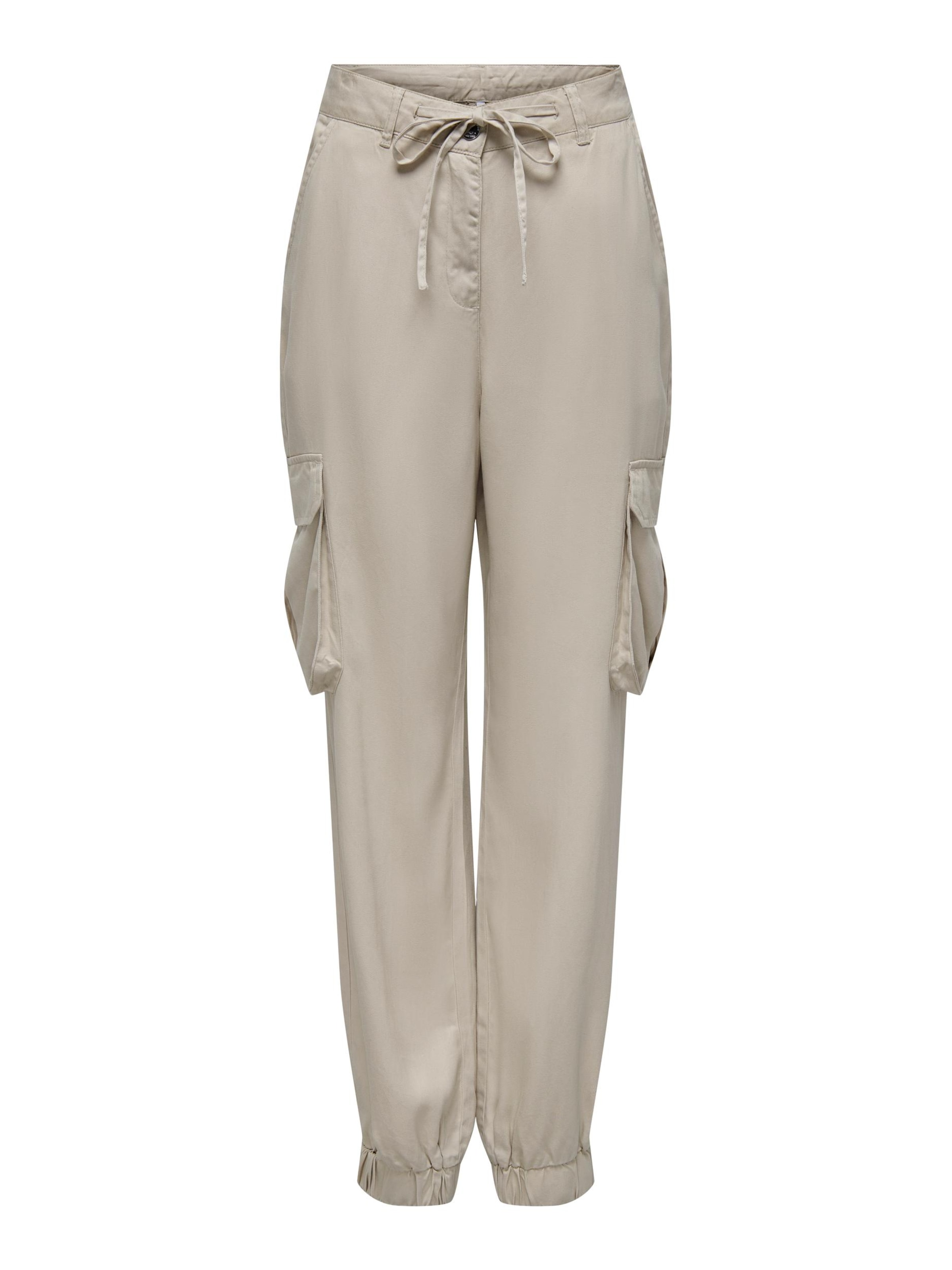 ONLY - Tapered Pantalón cargo 'Kenya' en gris: frente