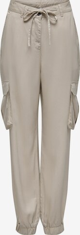 Tapered Pantaloni cargo 'Kenya' di ONLY in grigio: frontale