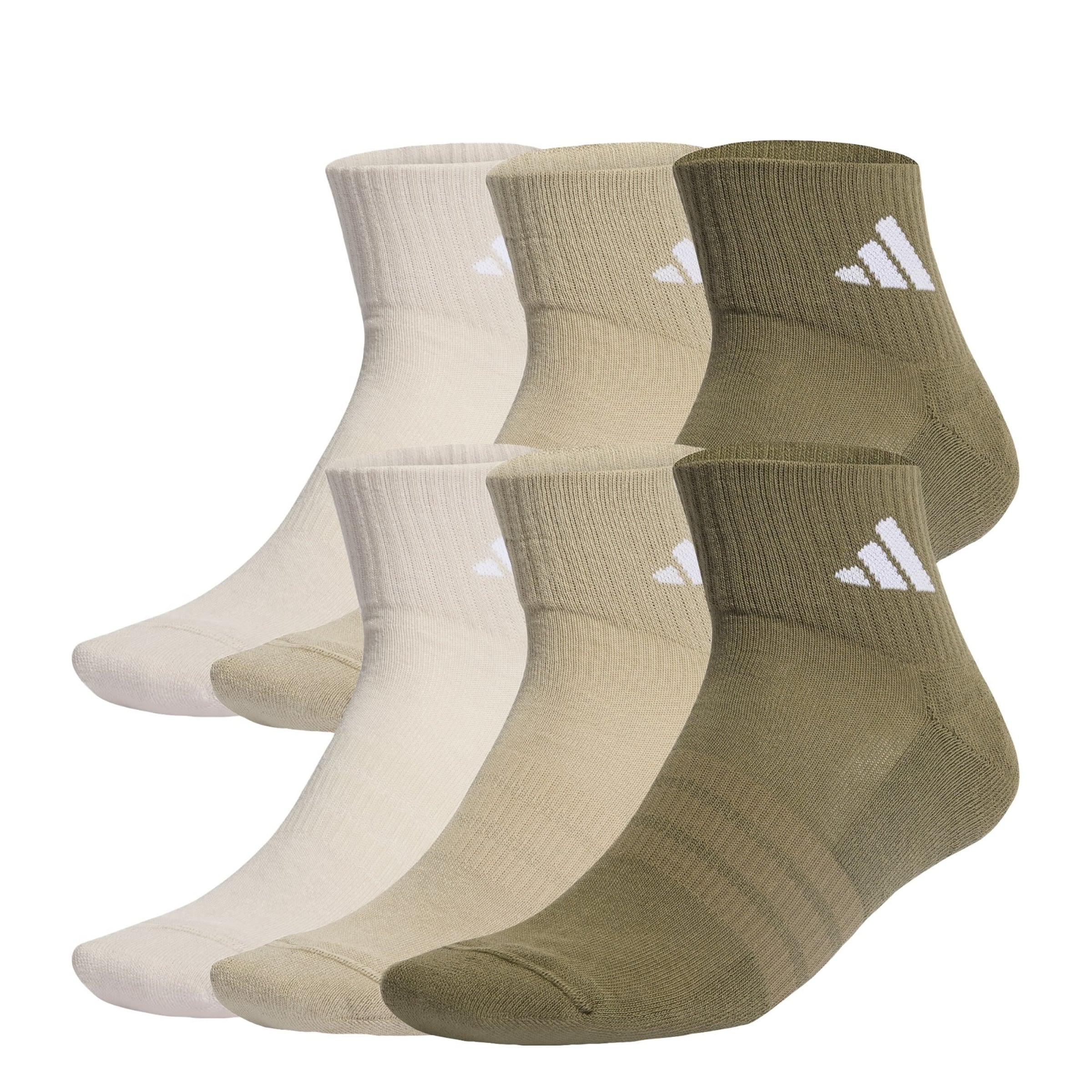 ADIDAS PERFORMANCE Athletic Socks 'Essentials' in Cream / Camel / Olive, Item view