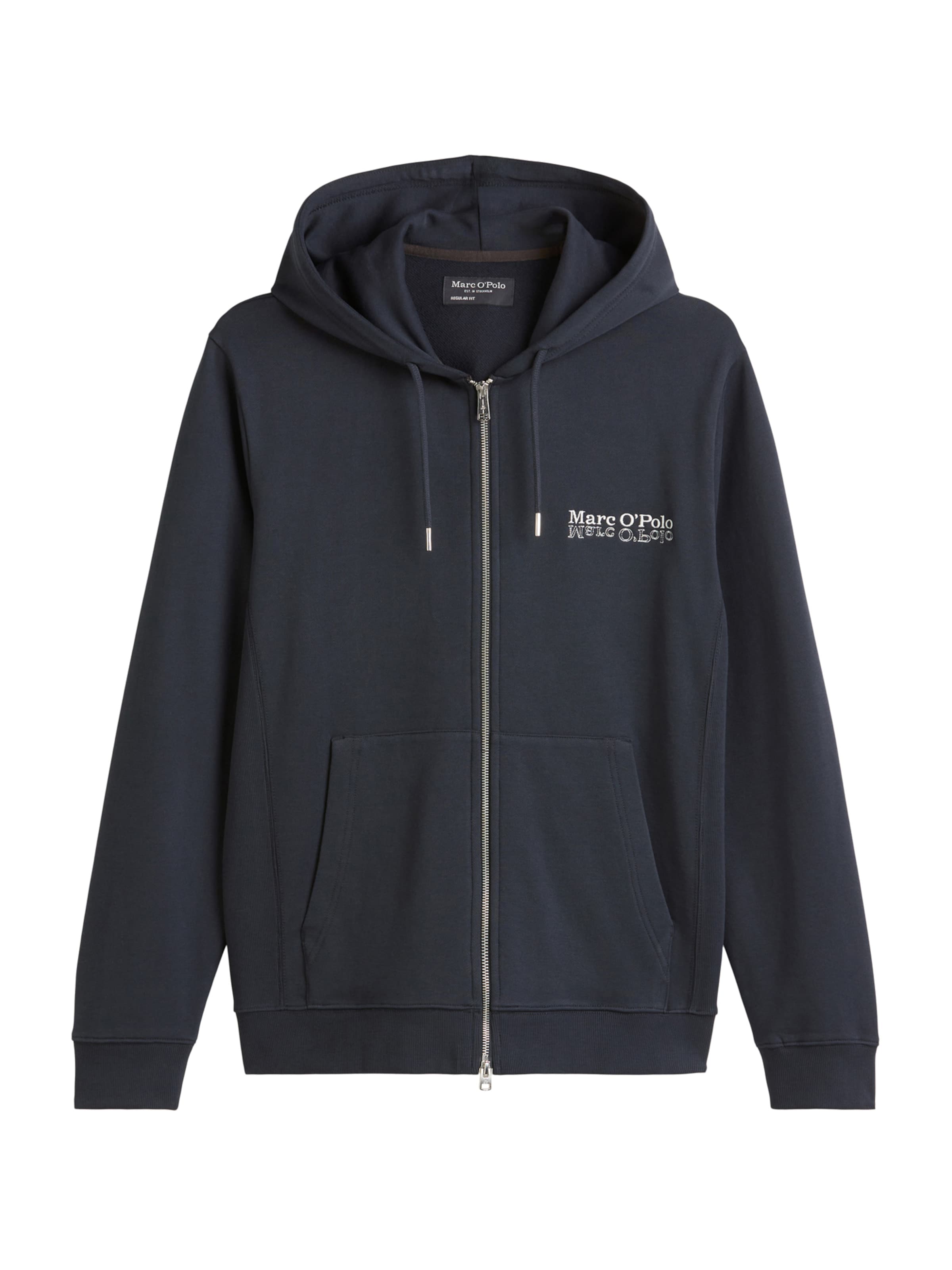 Marc O'Polo Кофта на молнии в Синий: спереди