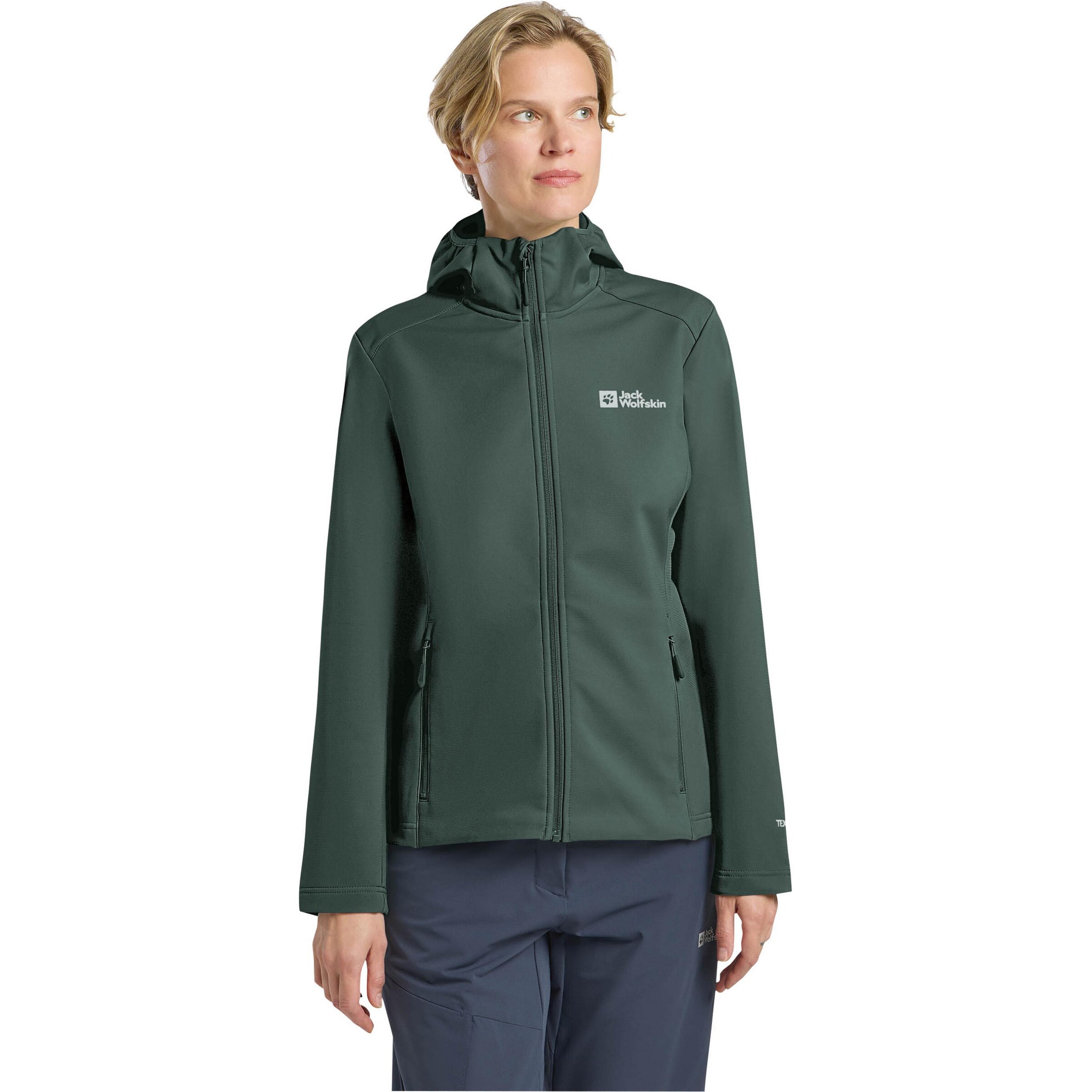 JACK WOLFSKIN Outdoor Jacket 'Bornberg' in Green: front