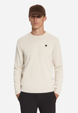Pull-over No Excess en beige : devant