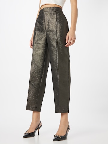 GAP Regular Pleat-front trousers in Brown: front