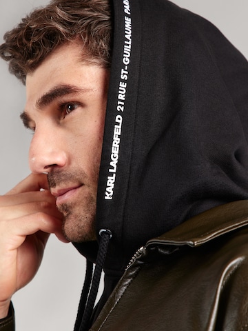 Karl Lagerfeld Μπλούζα φούτερ σε μαύρο