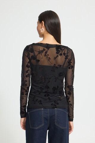 ICHI - Blusa 'IHKAINA' en negro