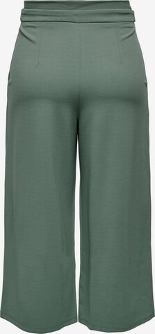 JDY Wide leg Pleat-Front Pants in Green