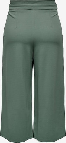 JDY - Pierna ancha Pantalón plisado en verde