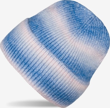 styleBREAKER Mütze 'Strickmütze Ombré' in Blau: Vorderseite