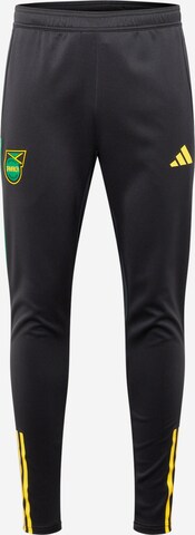 ADIDAS PERFORMANCE - Slimfit Pantalón deportivo 'Jamaica Tiro 23 ' en negro: frente