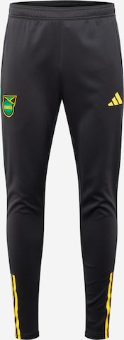 Coupe slim Pantalon de sport 'Jamaica Tiro 23 ' ADIDAS PERFORMANCE en noir : devant