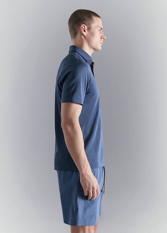 MANGO MAN Poloshirt 'Palamos' in Blau