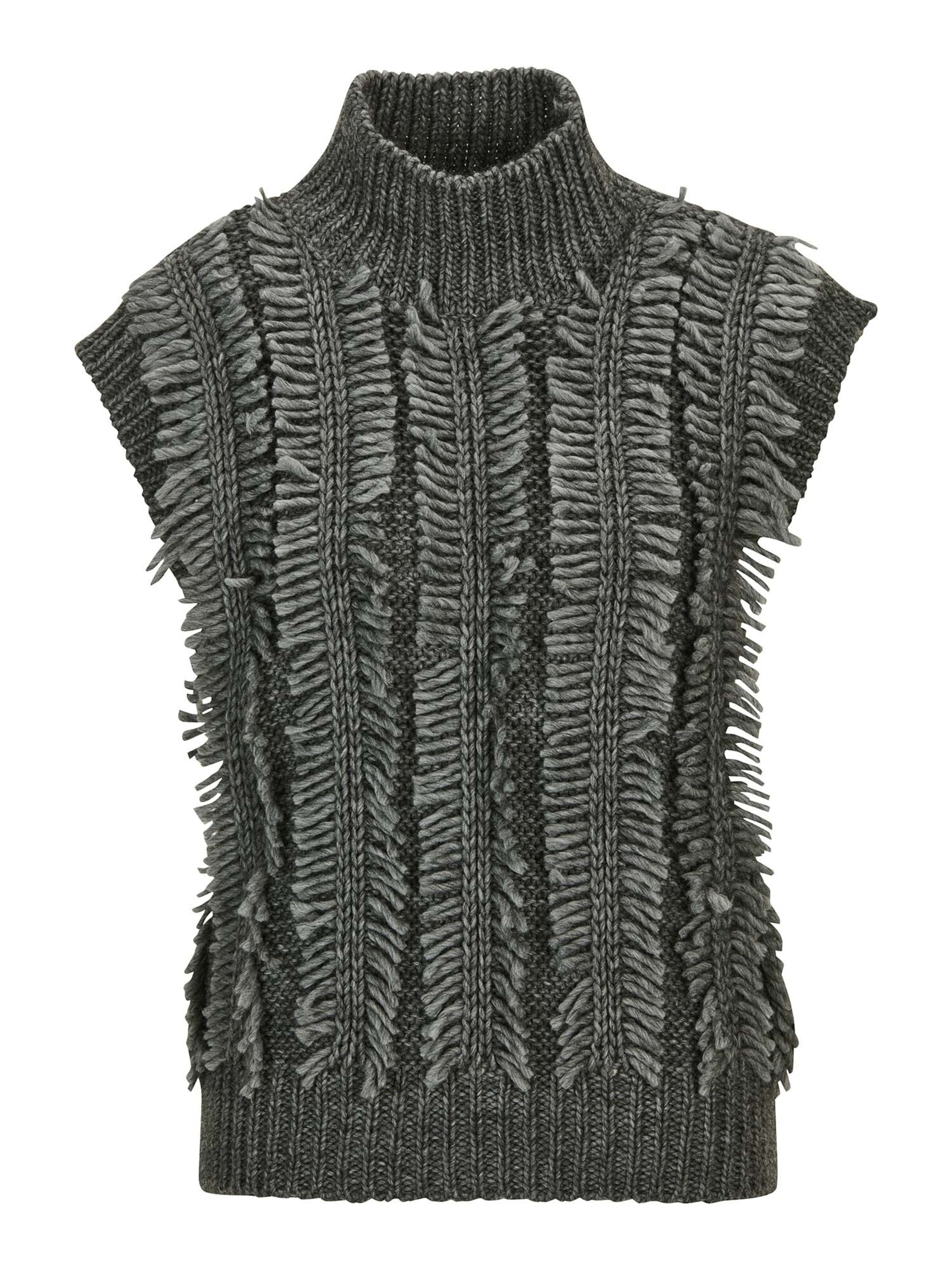 Pull-over MADELEINE en gris : devant