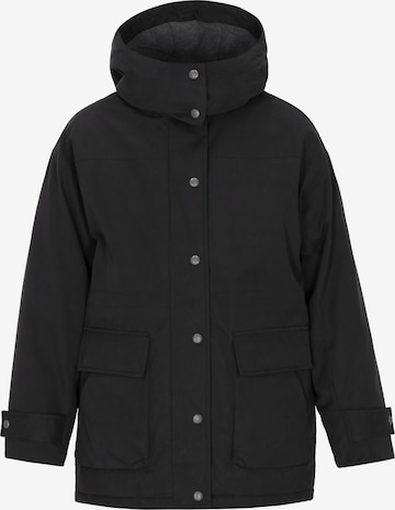 melns DreiMaster Vintage Ziemas jaka 'Vintage': no priekšpuses