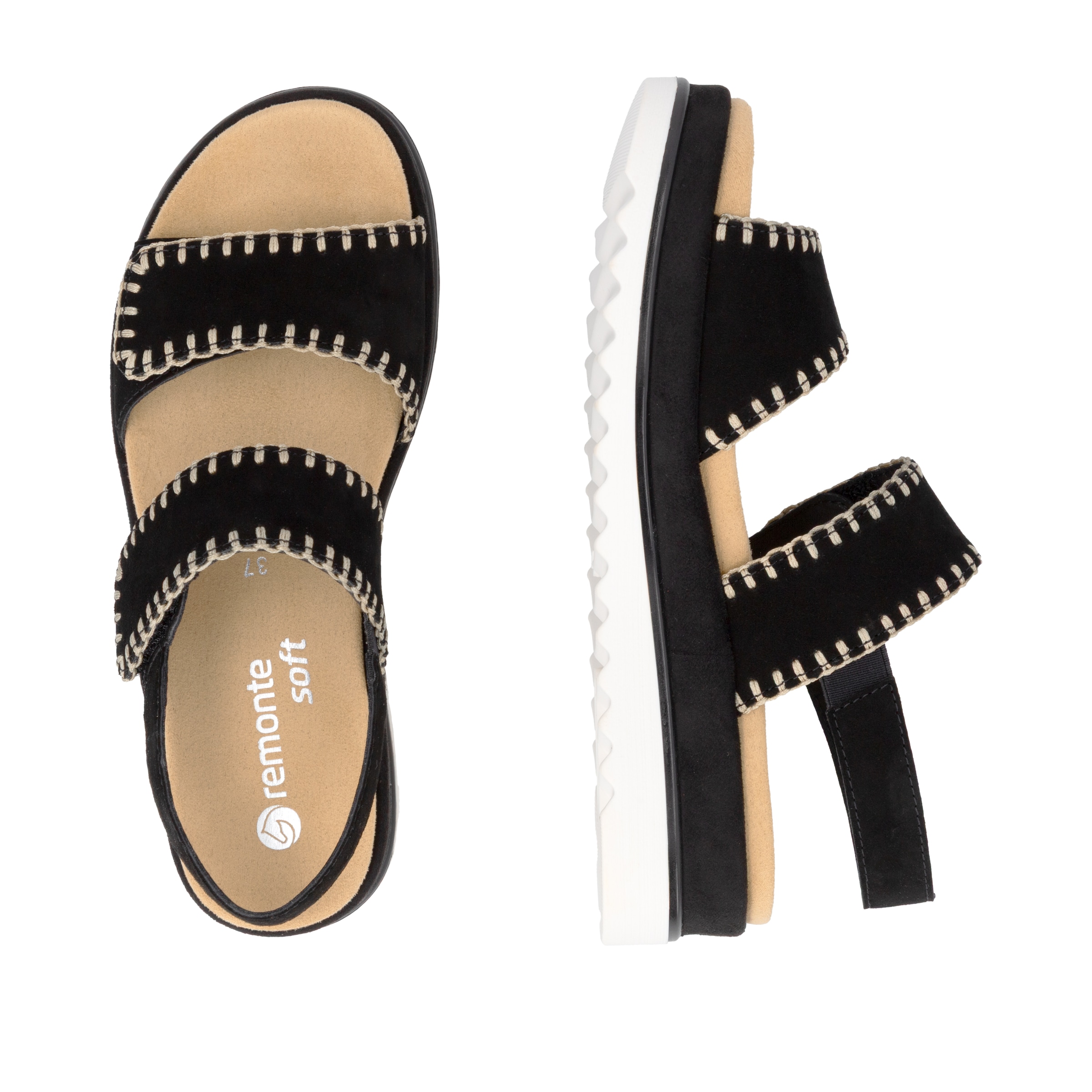 Sandalo di REMONTE in nero