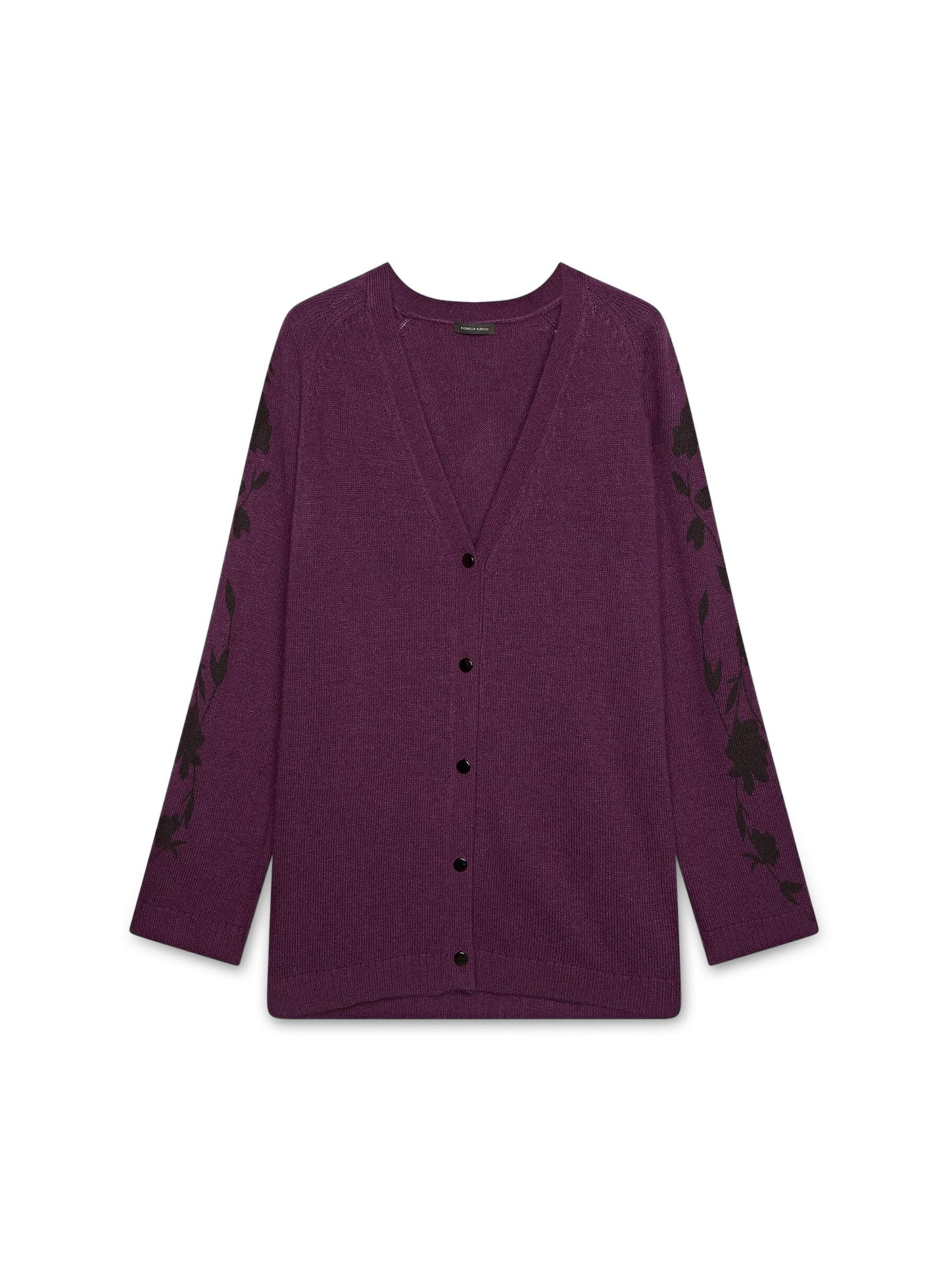 Fiorella Rubino Sweater in Purple: front