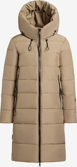 Žieminis paltas ' JILIAS4 ' iš khujo, spalva – smėlio, Prekių apžvalga