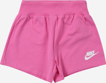 Nike Sportswear Normální Kalhoty – pink: přední strana