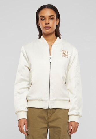 Karl Kani Between-Season Jacket in White: front