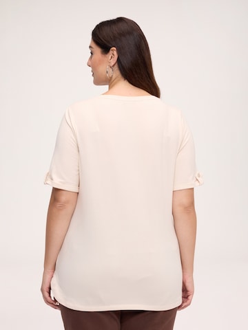 T-shirt Fiorella Rubino en beige