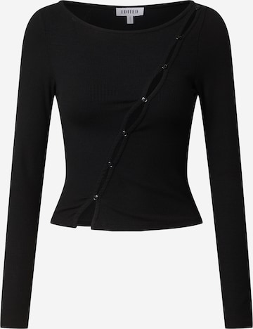 EDITED Shirt 'Kristin' in Schwarz: predná strana