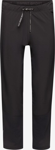 ESPRIT Regular Workout Pants in Black: front