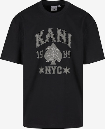 Karl Kani Paita 'Western' värissä musta: etupuoli