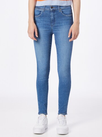 WRANGLER Skinny Jeans i blå: forside