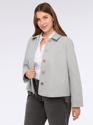 Manteau d’hiver Fiorella Rubino en gris : devant