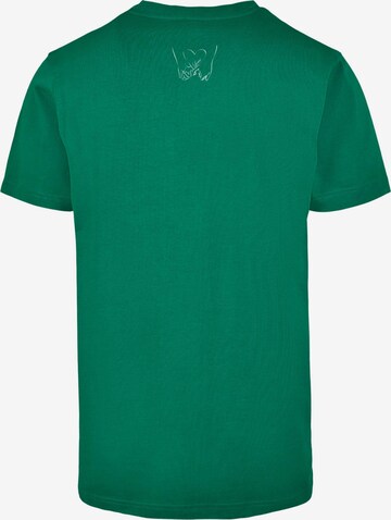 T-Shirt 'Love 2 ' Merchcode en vert