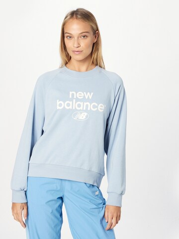 Sweat-shirt 'Reimagined Archive' new balance en bleu : devant