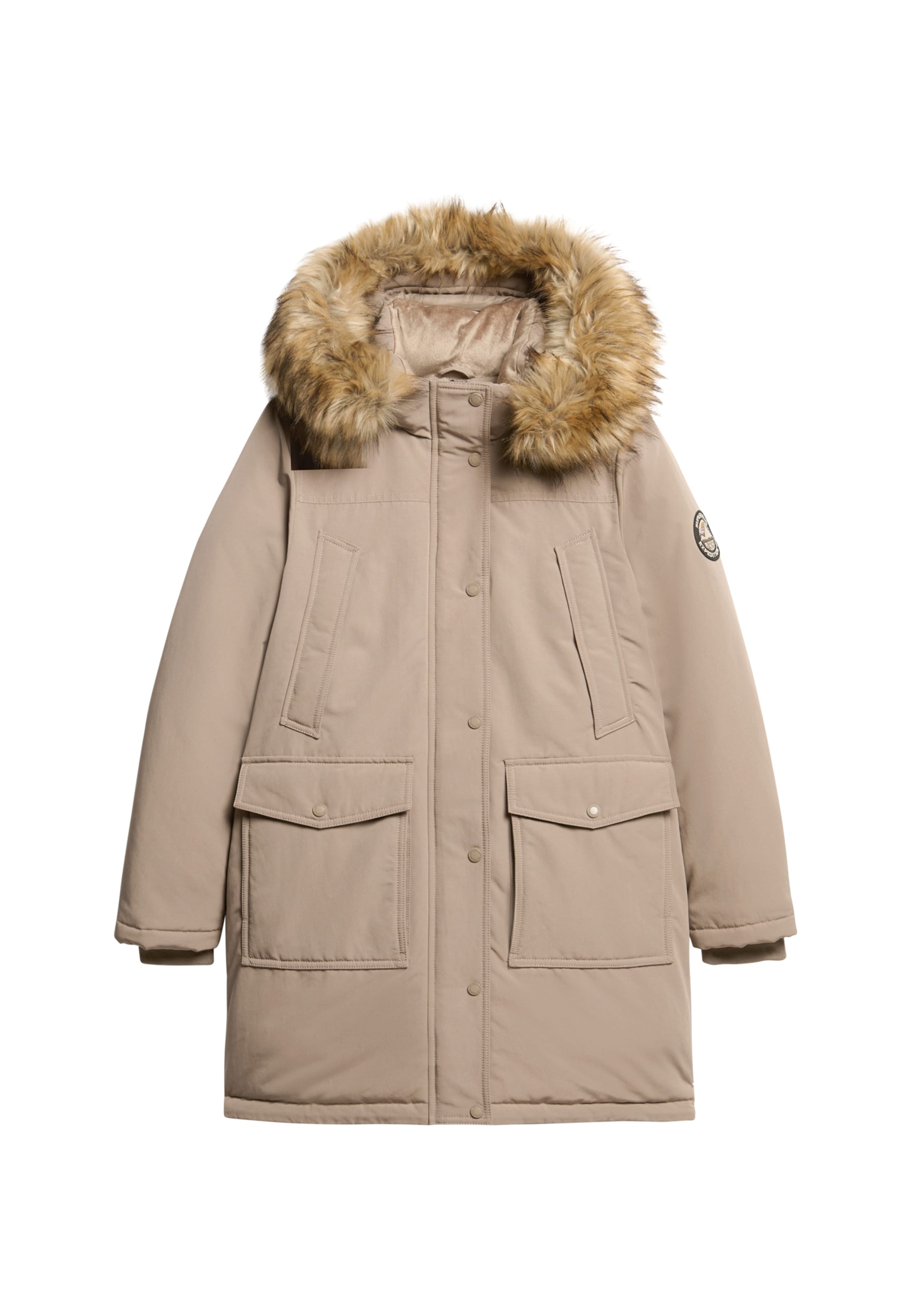 Superdry Winterparka 'Everest' in Grün: Vorderseite